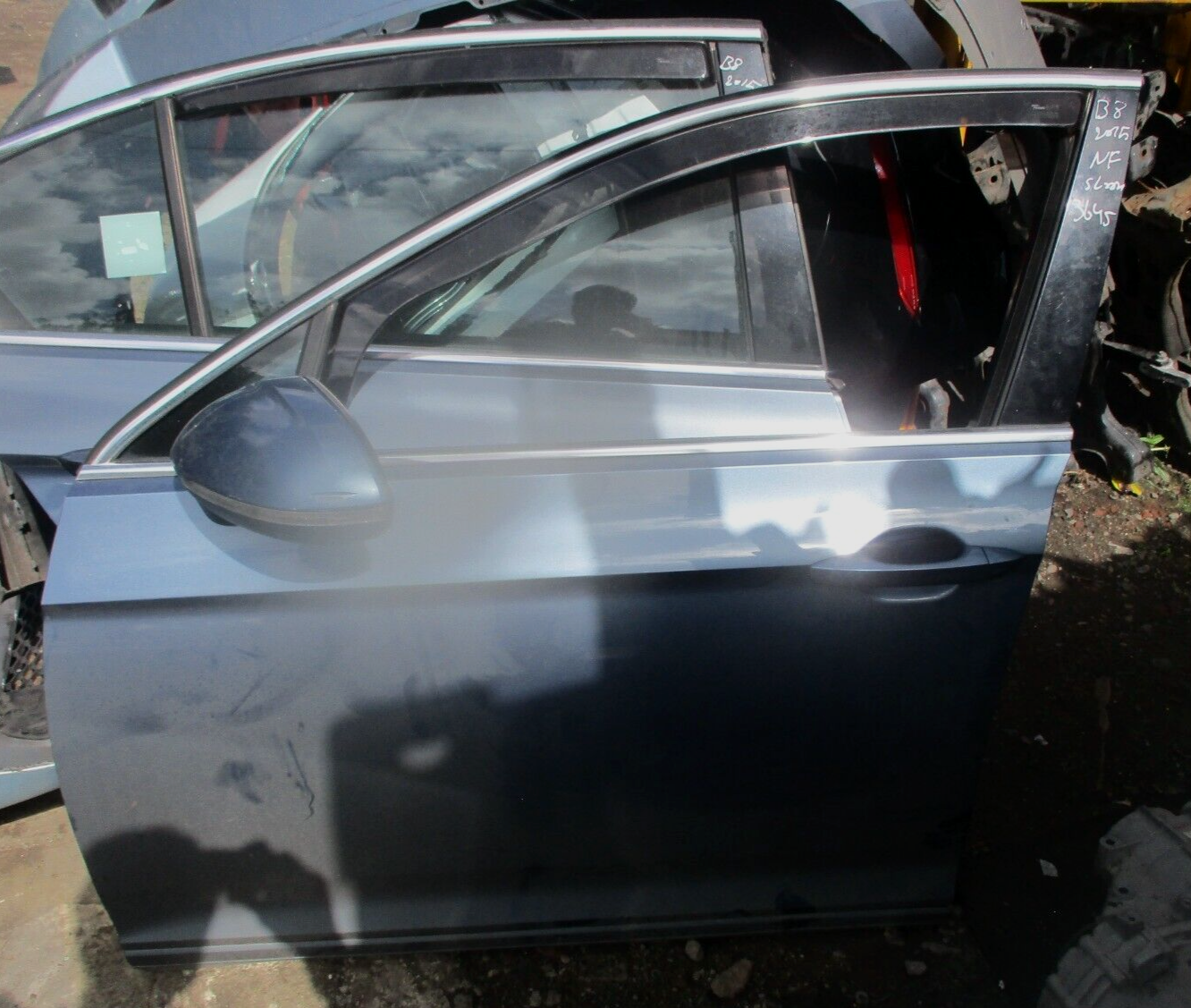 2015 GENUINE VW PASSAT B8 SALOON FRONT LEFT PASSENGER SIDE BARE SHELL DOOR NSF