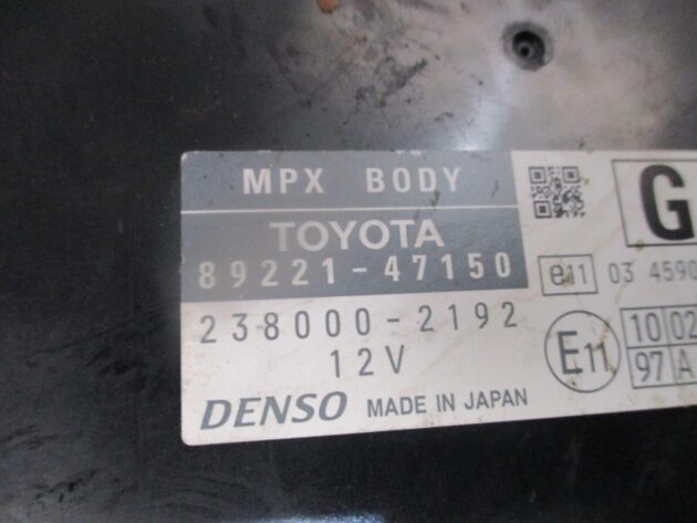 2012 GENUINE TOYOTA PRIUS BCM BODY CONTROL MODULE 89221-47150 - Image 2
