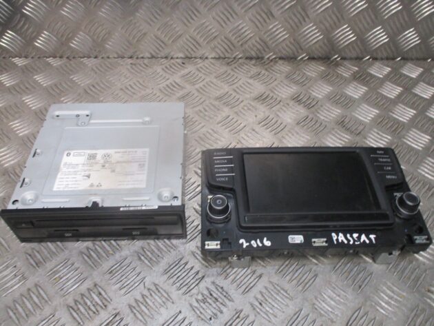 2016 VW PASSAT B8 MMI RADIO CD PLAYER HEAD UNIT 3Q0035874B 3G0919605D OEM