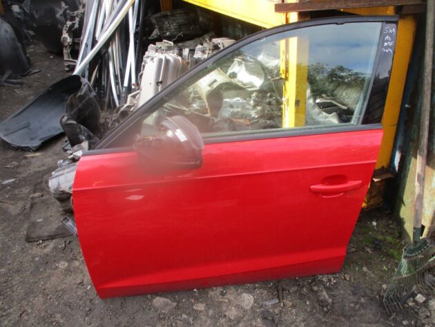 2014 GENUINE AUDI A3 FRONT LEFT PASSENGER SIDE BARE SHELL DOOR NSF - Image 2
