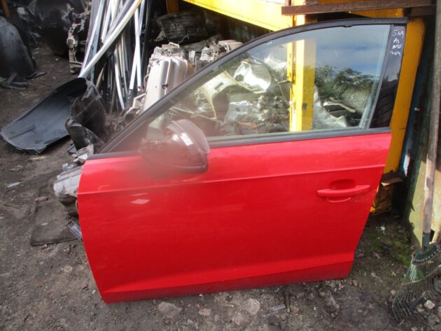 2014 GENUINE AUDI A3 FRONT LEFT PASSENGER SIDE BARE SHELL DOOR NSF - Image 3
