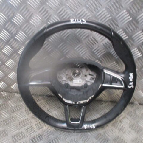 2016 GENUINE SKODA OCTAVIA FRONT DRIVER MULTIFUNCTION STEERING WHEEL 3V0419091L