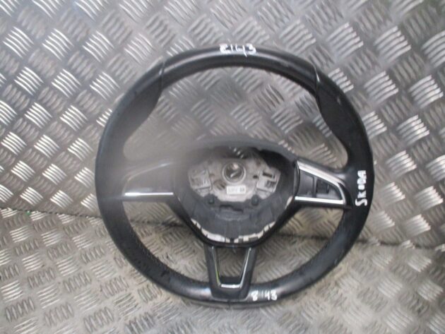 2016 GENUINE SKODA OCTAVIA FRONT DRIVER MULTIFUNCTION STEERING WHEEL 3V0419091L