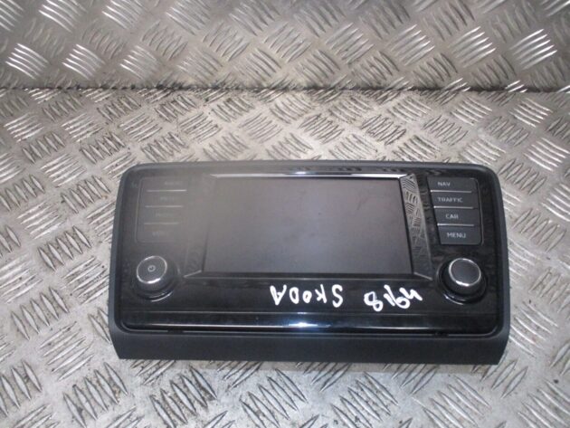 2016 GENUINE SKODA OCTAVIA FRONT MULTIFUNCTION SAT NAV DISPLAY SCREEN 5E0919606J - Image 2