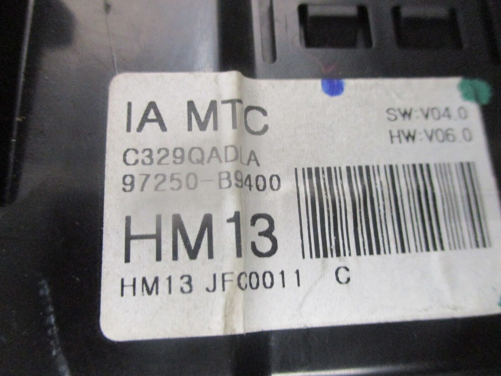 2014 GENUINE HYUNDAI I10 AC HEATER CLIMATE CONTROL SWITCH PANEL 97250-B9400 - Image 3