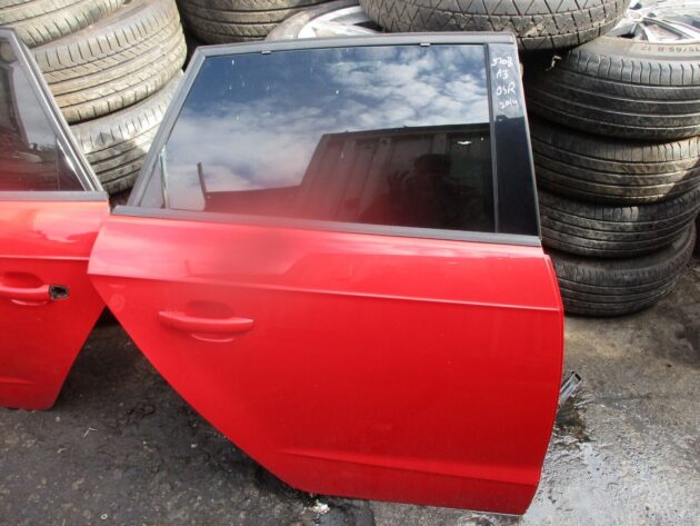 2014 GENUINE AUDI A3 REAR RIGHT DRIVER SIDE BARE SHELL DOOR OSR - Image 2
