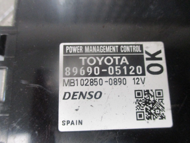 2014 GENUINE TOYOTA AVENSIS POWER MANAGEMENT CONTROL UNIT 89690-05120 - Image 2