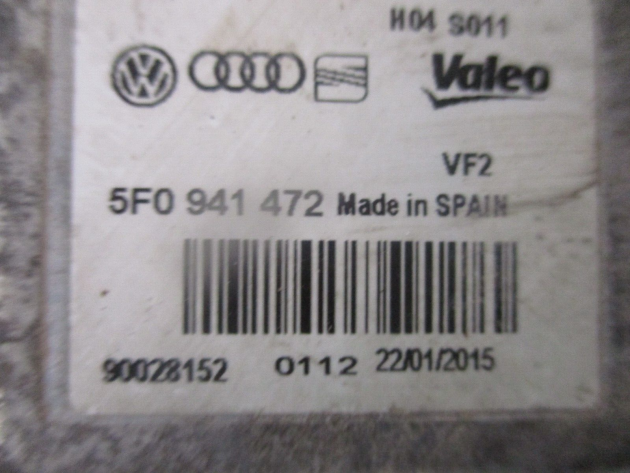 2015 GENUINE SEAT LEON FR LED HEADLIGHT CONTROL MODULE BALAST UNIT 5F0941472 - Image 2