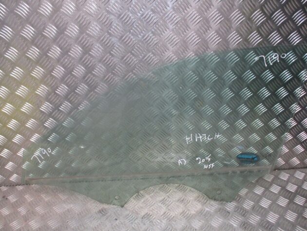 2015 GENUINE AUDI A3 8V HATCHBACK FRONT LEFT PASSENGER SIDE DOOR WINDOW GLASS