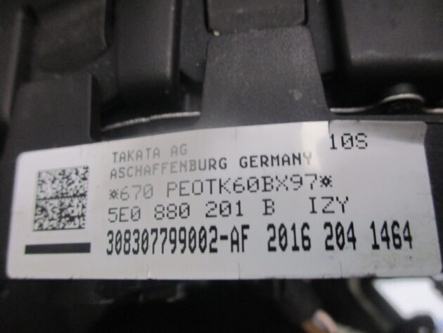 2016 GENUINE SKODA OCTAVIA DRIVERS STEERING WHEEL AIRBG 5E0880201B - Image 2