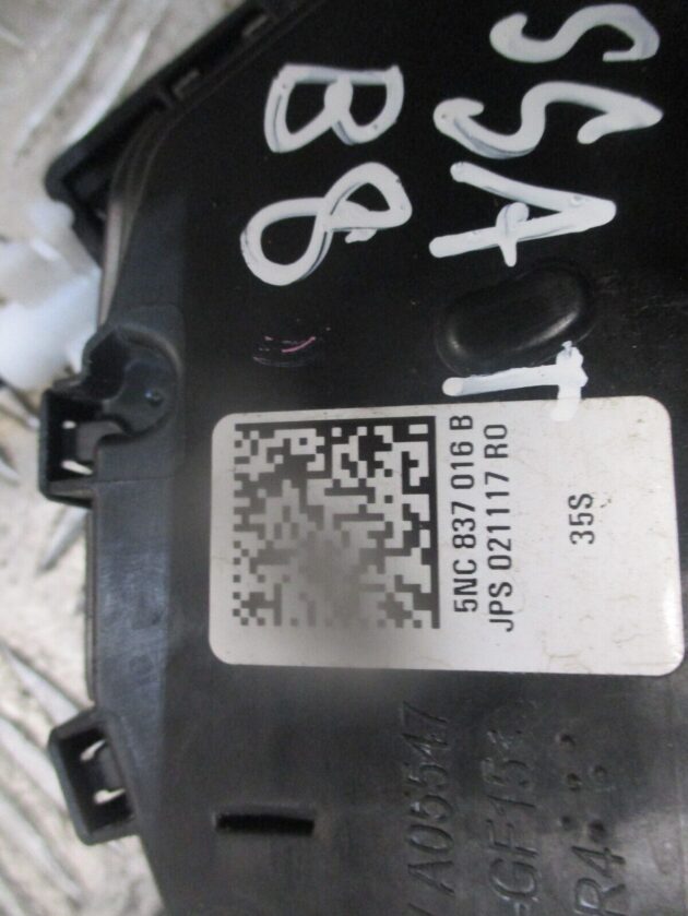 2016 GENUINE VW PASSAT B8 FRONT RIGHT DRIVER SIDE DOOR LOCK MECHANISM 5NC837016B - Image 7