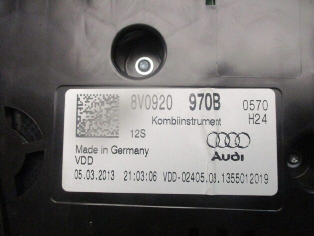 2016 GENUINE AUDI A3 8V SPEEDOMETER INSTRUMENT CLUSTER CLOCK 8V0920970B - Image 5