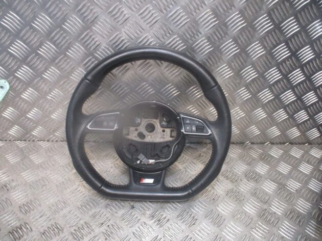 2016 AUDI A3 8V SLINE FLAT BOTTOM MULTI FUNCTION STEERING WHEEL 8V0419091R - Image 3