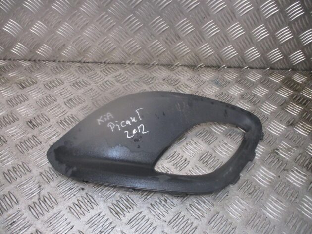 2012 GENUINE KIA PICANTO FRONT LEFT PASSENGER SIDE BUMPER FOG GRILL 865271Y000 - Image 2