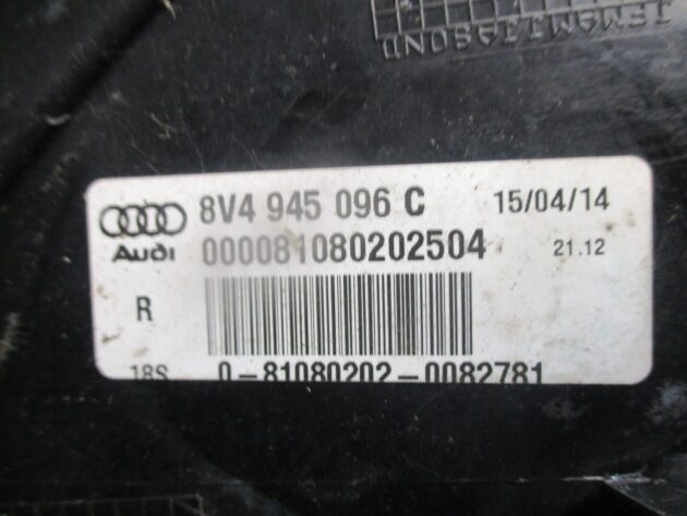 2015 AUDI A3 8V HATCHBACK REAR RIGHT DRIVER SIDE TAILLIGHT LAMP 8V4945096C - Image 2