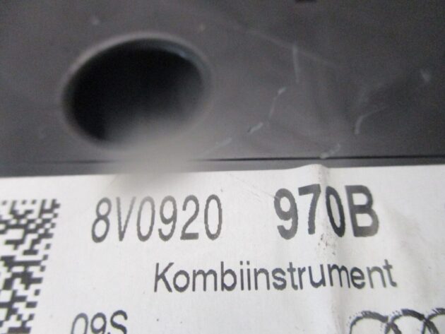 2014 GENUINE AUDI A3 8V SPEEDOMETER INSTRUMENT CLUSTER CLOCK 8V0920970B - Image 4