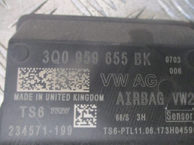 2017 GENUINE VW PASSAT B8 SRS AIRBG ECU CONTROL MODULE 3Q0959655BK - Image 2
