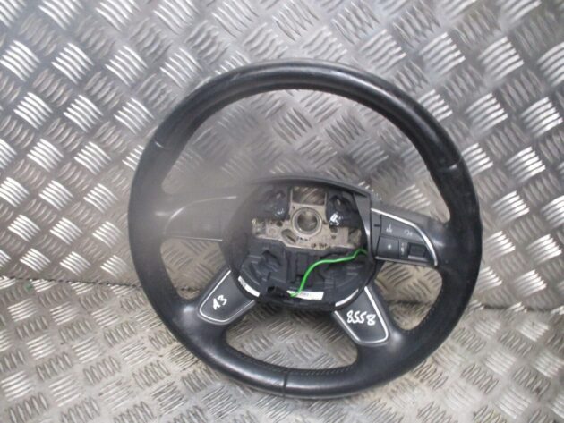 2014 GENUINE AUDI A3 8V FRONT DRIVERS MULTIFUNCTION STEERING WHEEL 8V0419091B - Image 2