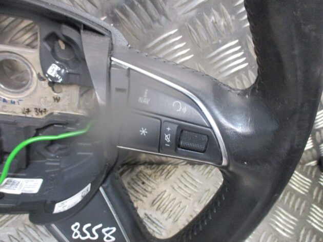 2014 GENUINE AUDI A3 8V FRONT DRIVERS MULTIFUNCTION STEERING WHEEL 8V0419091B - Image 3