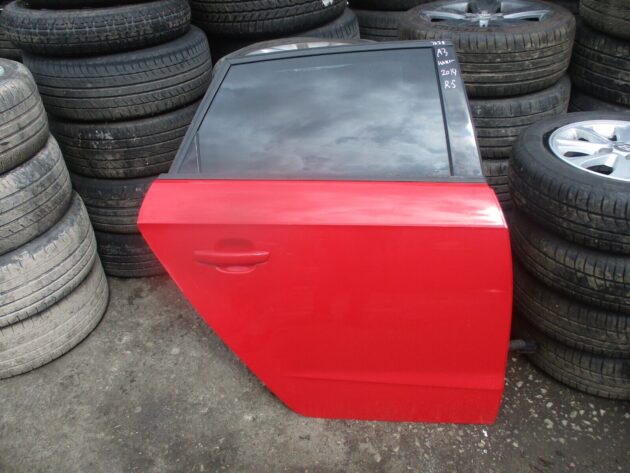 2014 GENUINE AUDI A3 HATCHBACK REAR RIGHT DRIVER SIDE BARE SHELL DOOR OSR - Image 2