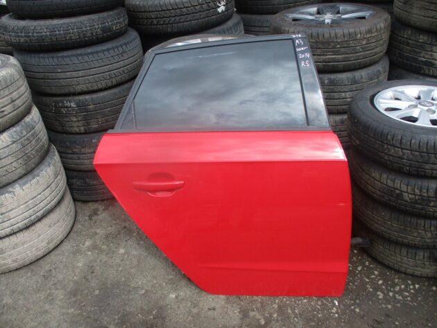 2014 GENUINE AUDI A3 HATCHBACK REAR RIGHT DRIVER SIDE BARE SHELL DOOR OSR - Image 3