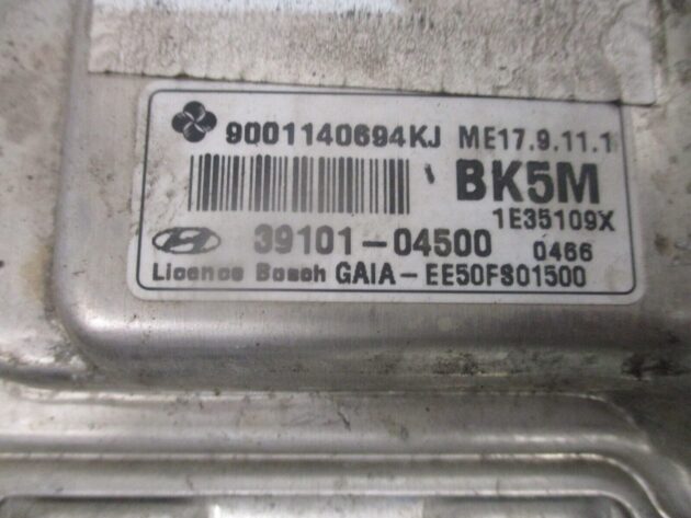 2014 GENUINE HYUNDAI I10 ENGINE ECU CONTROL UNIT MODULE 39101-04500 - Image 2
