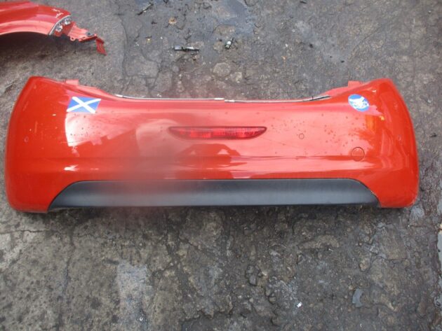 2016 GENUINE PEUGEOT 208 REAR COMPLETE BUMPER WITH SENSOR - Image 3