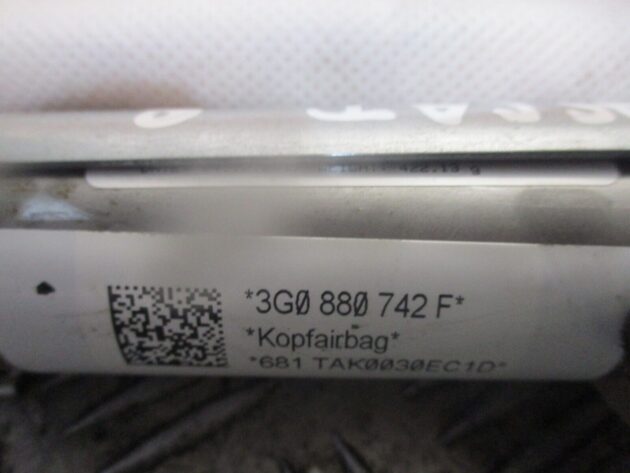 2016 GENUINE VW PASSAT B8 DRIVER SIDE FRONT RIGHT CURTAIN ROOF BAG 3G0880742F - Image 3