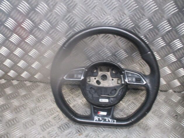 2014 GENUINE AUDI A3 8V FRONT DRIVERS MULTIFUNCTION STEERING WHEEL 8V0419091R - Image 2