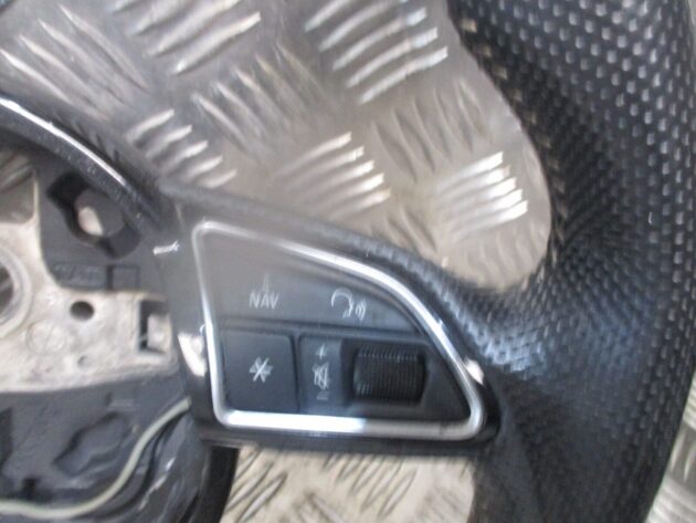 2014 GENUINE AUDI A3 8V FRONT DRIVERS MULTIFUNCTION STEERING WHEEL 8V0419091R - Image 3
