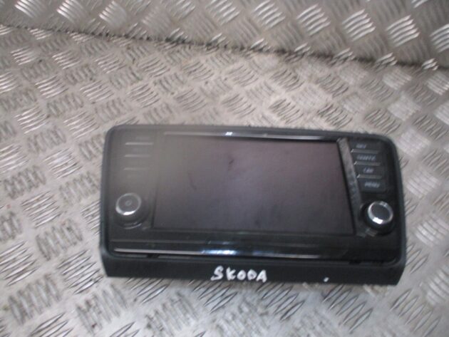 2016 GENUINE SKODA OCTAVIA FRONT MULTIFUNCTION SAT NAV DISPLAY SCREEN 5E0919606