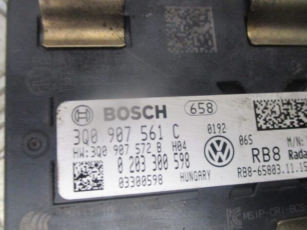 2015 GENUINE SKODA SUPERB STEERING DISTANCE RADAR SENSOR 3Q0907561C - Image 2