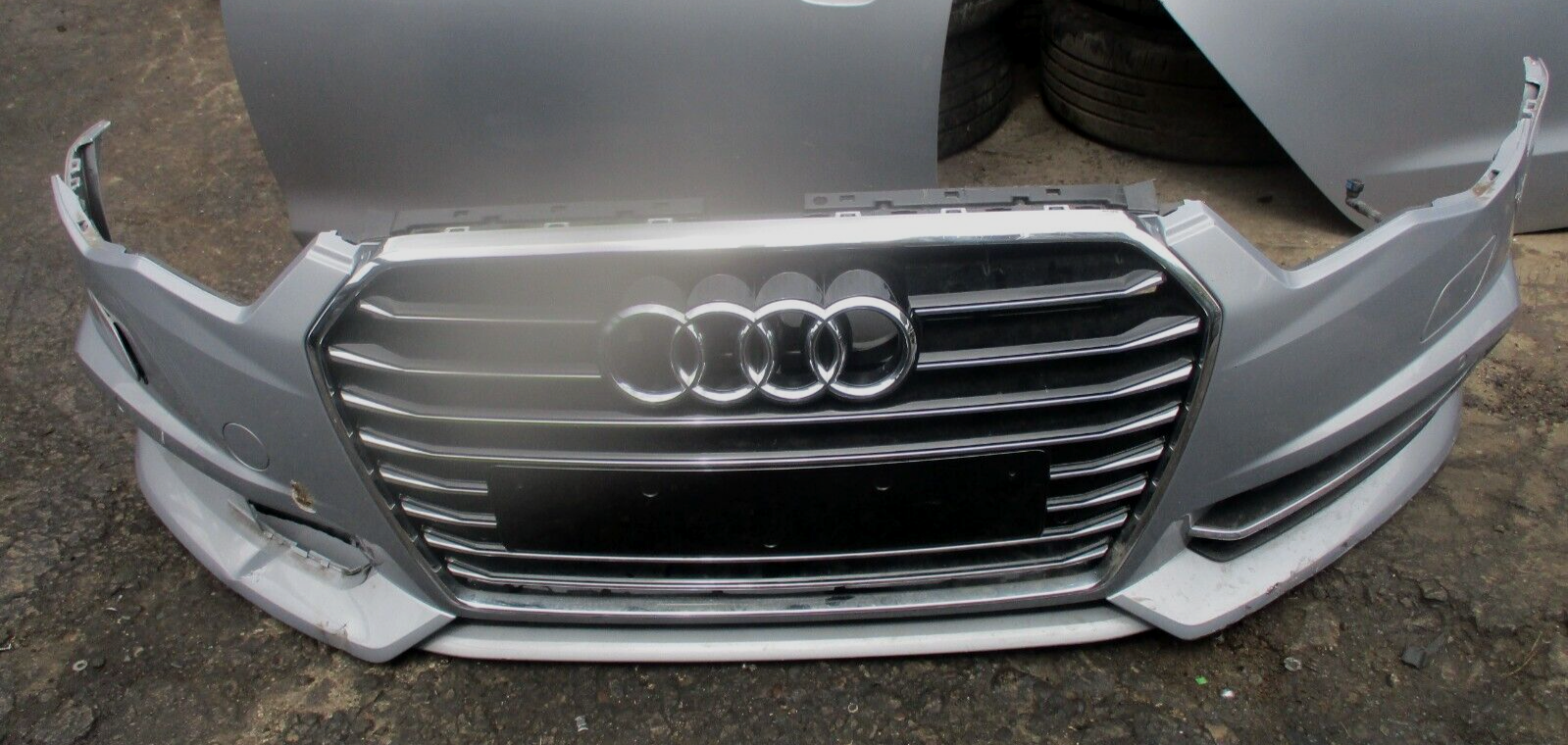 2015 GENUINE AUDI A6 SLINE SALOON FRONT COMPLETE BUMPER