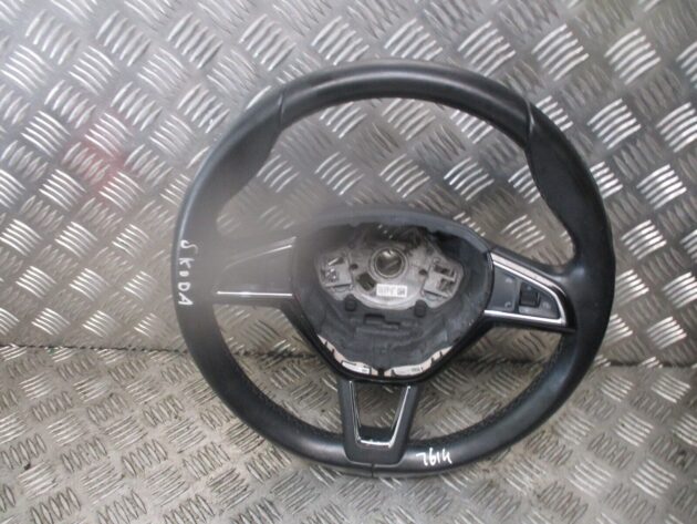 2016 GENUINE SKODA OCTAVIA FRONT DRIVER MULTIFUNCTION STEERING WHEEL 3V0419091L
