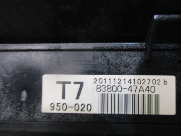 2012 GENUINE TOYOTA PRIUS SPEEDOMETER INSTRUMENT CLUSTER CLOCK 83800-47A40 - Image 4
