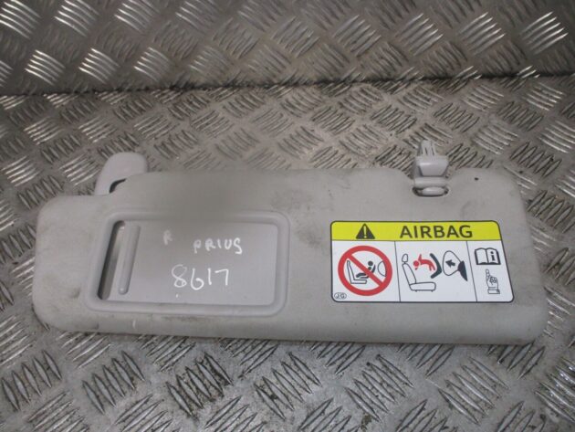 2012 GENUINE TOYOTA PRIUS FRONT LEFT PASSENGER SIDE SUN VISOR NSF
