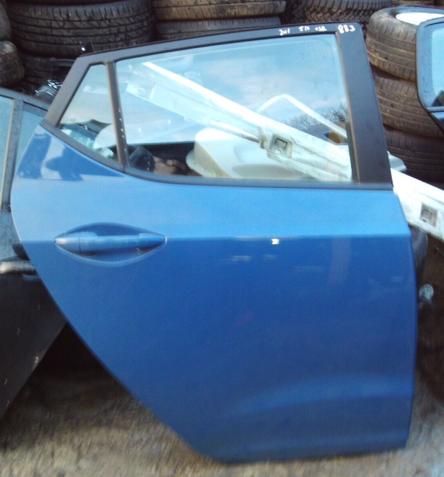 2016 GENUINE HYUNDAI I10 REAR RIGHT DRIVER SIDE BARE SHELL DOOR OSR