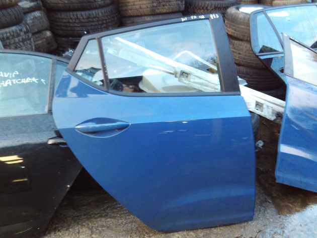 2016 GENUINE HYUNDAI I10 REAR RIGHT DRIVER SIDE BARE SHELL DOOR OSR - Image 2