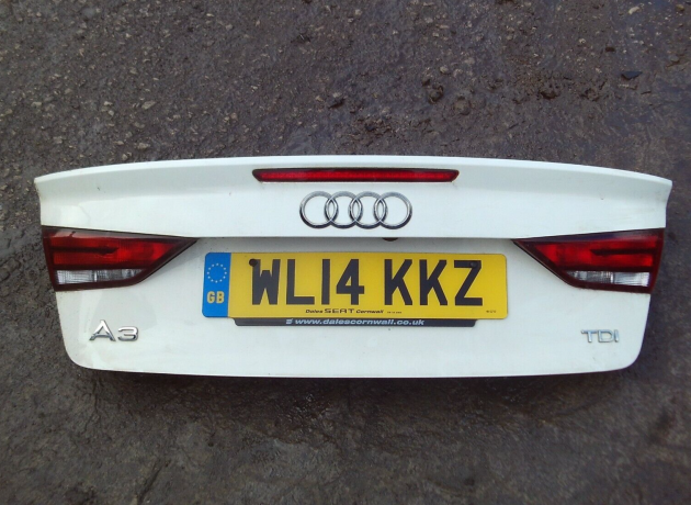 2014 GENUINE AUDI A3 8V CONVERTIBLE REAR BARE SHELL BOOTLID