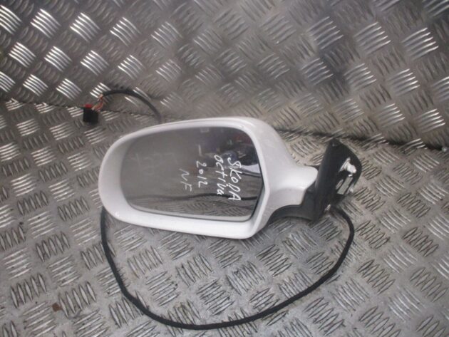 2012 GENUINE SKODA OCTAVIA FRONT LEFT PASSENGER SIDE DOOR WING MIRROR E1020989 - Image 2