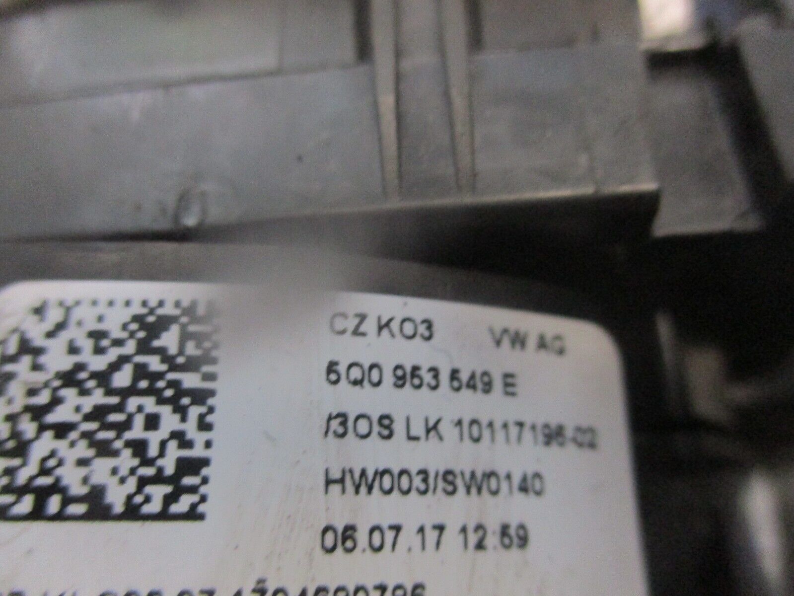 2015 GENUINE VW GOLF MK7 STEERING WHEEL SLIP RING CLOCK SQUIB 5Q0953549E - Image 3