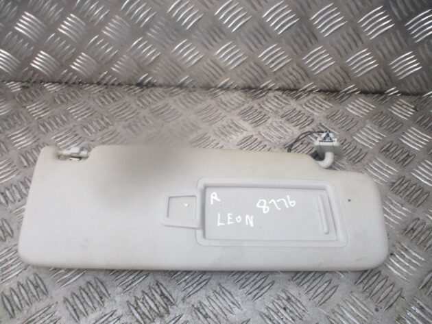 2013 GENUINE SEAT LEON FRONT RIGHT DRIVER SIDE SUN VISOR OSF