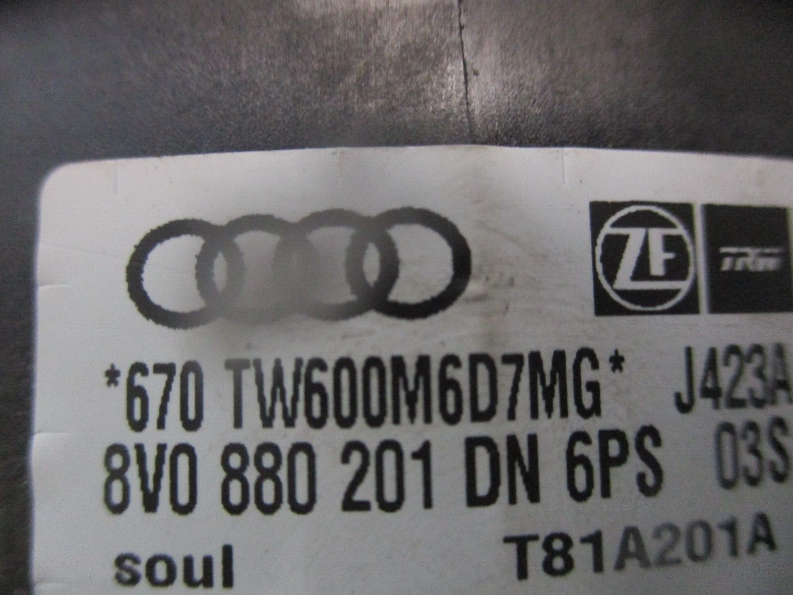 2015 GENUINE AUDI A3 8V FRONT DRIVERS SIDE STEERING WHEEL BAG 8V0880201DN - Image 4