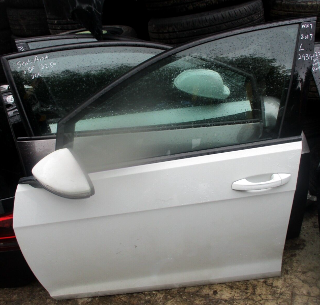 2017 GENUINE VW GOLF MK7 FRONT LEFT PASSENGER SIDE BARE SHELL DOOR NSF