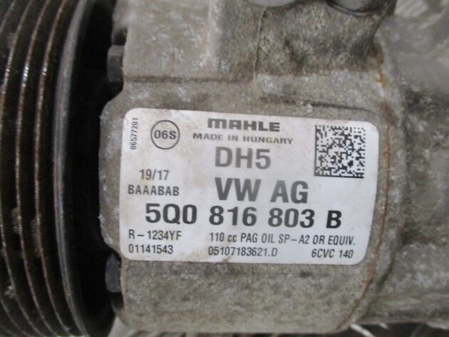 2018 GENUINE VW AUDI SEAT SKODA AC AIR CON COMPRESSOR PUMP 5Q0816803B - Image 2