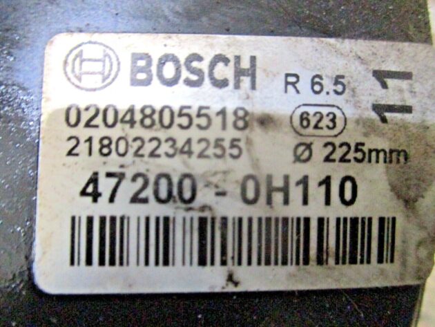 2016 GENUINE TOYOTA AYGO 1.0 BRAKE SERVO MASTER CYLINDER 47200-0H110 - Image 2