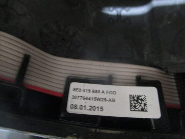 2015 SKODA OCTAVIA 5E DRIVERS MULTIFUNCTION STEERING WHEEL AIRBG 5E0419685A - Image 2
