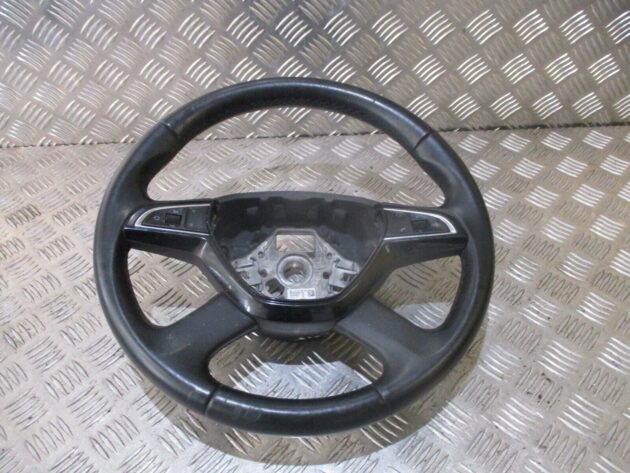 2015 SKODA OCTAVIA 5E DRIVERS MULTIFUNCTION STEERING WHEEL AIRBG 5E0419685A