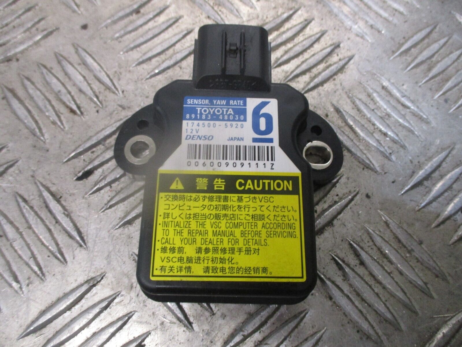 2014 GENUINE TOYOTA PRIUS YAW RATE SENSOR CONTROL ECU 89183-48030 - Image 5