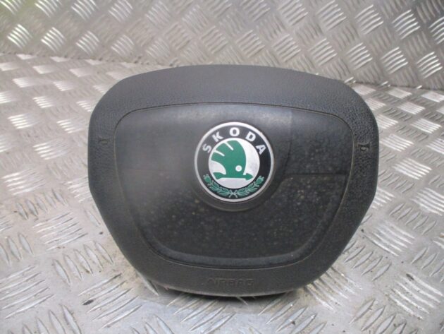 2012 GENUINE SKODA OCTAVIA DRIVER STEERING WHEEL AIRBG 5J0880201H - Image 2